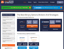 Tablet Screenshot of binaryoptionsstrategy.net